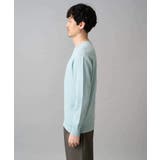 【洗濯機で洗える】タックメッシュクルーネックニット | a.v.v【MEN】 | 詳細画像13 