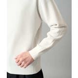 【洗濯機で洗える】タックメッシュクルーネックニット | a.v.v【MEN】 | 詳細画像23 