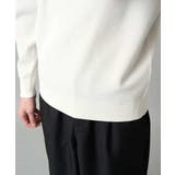 【洗濯機で洗える】タックメッシュクルーネックニット | a.v.v【MEN】 | 詳細画像24 