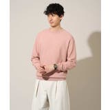 【洗濯機で洗える】タックメッシュクルーネックニット | a.v.v【MEN】 | 詳細画像29