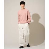 【洗濯機で洗える】タックメッシュクルーネックニット | a.v.v【MEN】 | 詳細画像31