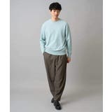 【洗濯機で洗える】タックメッシュクルーネックニット | a.v.v【MEN】 | 詳細画像6 