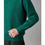 【洗濯機で洗える】ポップコーンスキッパーニットポロ | a.v.v【MEN】 | 詳細画像15 