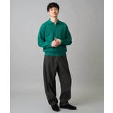 【洗濯機で洗える】ポップコーンスキッパーニットポロ | a.v.v【MEN】 | 詳細画像4 