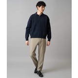 【洗濯機で洗える】ポップコーンスキッパーニットポロ | a.v.v【MEN】 | 詳細画像8 