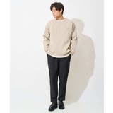 【ニット+カットソー２点セット】アゼ編クルーネックニット | a.v.v【MEN】 | 詳細画像14 