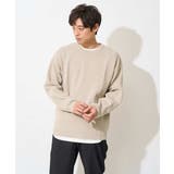 【ニット+カットソー２点セット】アゼ編クルーネックニット | a.v.v【MEN】 | 詳細画像16 