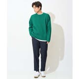 【ニット+カットソー２点セット】アゼ編クルーネックニット | a.v.v【MEN】 | 詳細画像9 