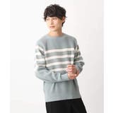 【洗濯機で洗える】配色ボーダーワイドニット | a.v.v【MEN】 | 詳細画像7
