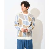 【大人トレンド】柄ジャカードワイドシルエットニット | a.v.v【MEN】 | 詳細画像15