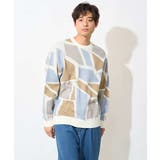 【大人トレンド】柄ジャカードワイドシルエットニット | a.v.v【MEN】 | 詳細画像16