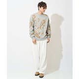 【大人トレンド】柄ジャカードワイドシルエットニット | a.v.v【MEN】 | 詳細画像3