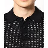 【洗濯機で洗える】メッシュ編みワイドシルエットニットポロ 5分袖 | a.v.v【MEN】 | 詳細画像10