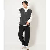 【2SET】Vネック地柄ニットベスト(カットソー付) | a.v.v【MEN】 | 詳細画像11