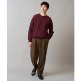 【洗濯機で洗える】ダブルフェイスクルーネックニット | a.v.v【MEN】 | 詳細画像12