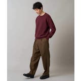 【洗濯機で洗える】ダブルフェイスクルーネックニット | a.v.v【MEN】 | 詳細画像13