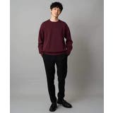 【洗濯機で洗える】ダブルフェイスクルーネックニット | a.v.v【MEN】 | 詳細画像14