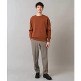 【洗濯機で洗える】ダブルフェイスクルーネックニット | a.v.v【MEN】 | 詳細画像2