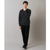 【洗濯機で洗える】ダブルフェイスクルーネックニット | a.v.v【MEN】 | 詳細画像29