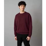 【洗濯機で洗える】ダブルフェイスクルーネックニット | a.v.v【MEN】 | 詳細画像38