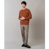 【洗濯機で洗える】ダブルフェイスクルーネックニット | a.v.v【MEN】 | 詳細画像4