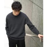 【洗濯機で洗える】ダブルフェイスクルーネックニット | a.v.v【MEN】 | 詳細画像46