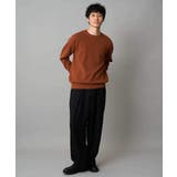 【洗濯機で洗える】ダブルフェイスクルーネックニット | a.v.v【MEN】 | 詳細画像8