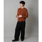 【洗濯機で洗える】ダブルフェイスクルーネックニット | a.v.v【MEN】 | 詳細画像9