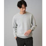 グレー | 【洗濯機で洗える】ダブルフェイスクルーネックニット | a.v.v【MEN】