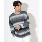 グラデーションワイドシルエットニット | a.v.v【MEN】 | 詳細画像29 