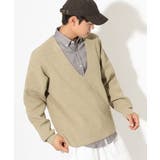 【洗濯機で洗える】Vネックニット | a.v.v【MEN】 | 詳細画像1 