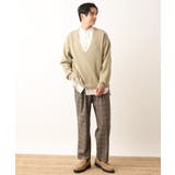【洗濯機で洗える】Vネックニット | a.v.v【MEN】 | 詳細画像5 