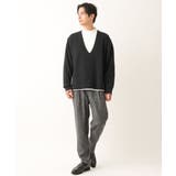 【洗濯機で洗える】Vネックニット | a.v.v【MEN】 | 詳細画像9 