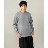 【春まで使える】きれいめスウェットライクニットプルオーバー | a.v.v【MEN】 | 詳細画像29 