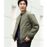 カーキ | 【軽量】ソロナ中綿リブブルゾン | a.v.v【MEN】