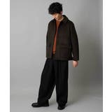 フェイクウールワイドシルエットカバーオール | a.v.v【MEN】 | 詳細画像5 