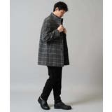 ウールライトビーバーチェックスタンドカラージャケット | a.v.v【MEN】 | 詳細画像21 