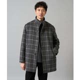 ウールライトビーバーチェックスタンドカラージャケット | a.v.v【MEN】 | 詳細画像22 