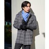 ウールライトビーバーチェックスタンドカラージャケット | a.v.v【MEN】 | 詳細画像8 