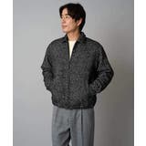 【洗濯機で洗える】ヘリンボーンツイード起毛ショートブルゾン | a.v.v【MEN】 | 詳細画像10