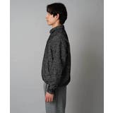 【洗濯機で洗える】ヘリンボーンツイード起毛ショートブルゾン | a.v.v【MEN】 | 詳細画像11