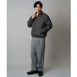 【洗濯機で洗える】ヘリンボーンツイード起毛ショートブルゾン | a.v.v【MEN】 | 詳細画像6