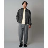 【洗濯機で洗える】ヘリンボーンツイード起毛ショートブルゾン | a.v.v【MEN】 | 詳細画像7