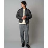 【洗濯機で洗える】ヘリンボーンツイード起毛ショートブルゾン | a.v.v【MEN】 | 詳細画像8