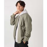 【撥水/洗濯機で洗える】ストレッチリブブルゾン | a.v.v【MEN】 | 詳細画像1