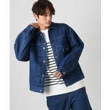 【大人デニム】デニムトラッカージャケット Gジャン(セットアップ可) | a.v.v【MEN】 | 詳細画像1