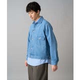 【洗濯機で洗える】ワイドシルエットデニムジャケット | a.v.v【MEN】 | 詳細画像16 