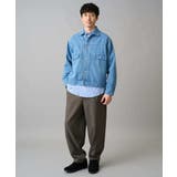 【洗濯機で洗える】ワイドシルエットデニムジャケット | a.v.v【MEN】 | 詳細画像2 