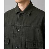 【洗濯機で洗える】ワイドシルエットデニムジャケット | a.v.v【MEN】 | 詳細画像25 