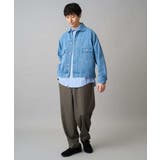 【洗濯機で洗える】ワイドシルエットデニムジャケット | a.v.v【MEN】 | 詳細画像7 